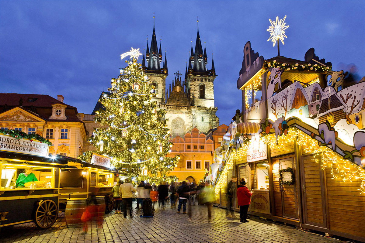 Christmas Market in Prague, Czech Republic